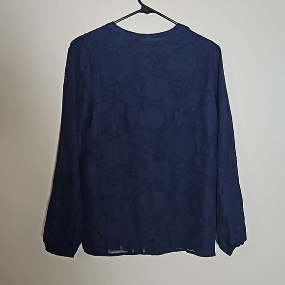 NWT Mason & Belle Romantic Navy Boho Blouse Sz Small - Picture 8 of 12